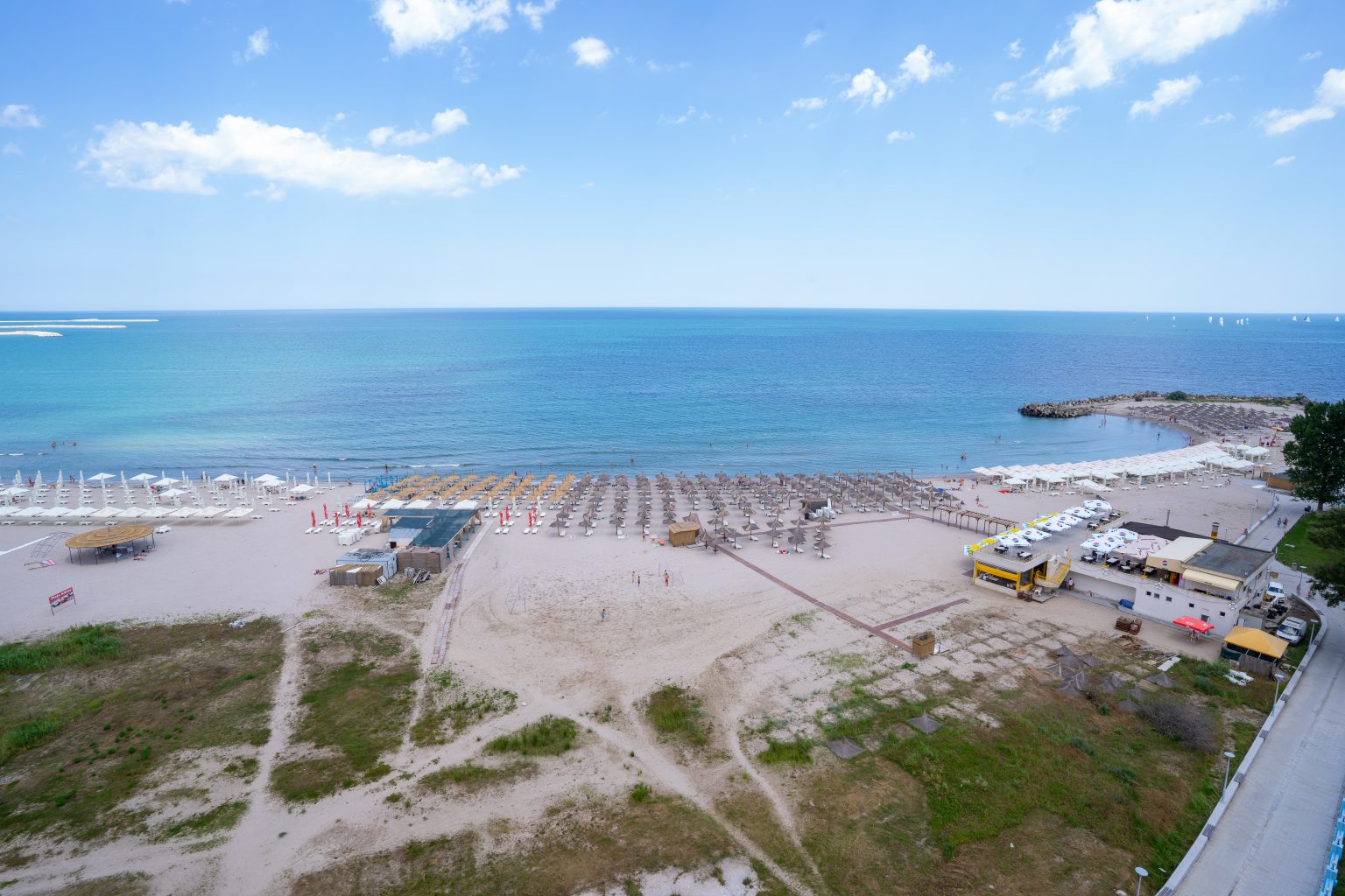 The beach in Saturn seen from Hotel Sirena