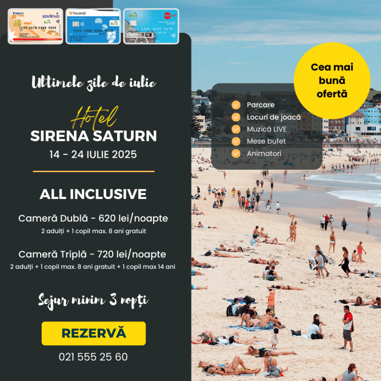 Oferta Litoral 2025 all inclusive saturn